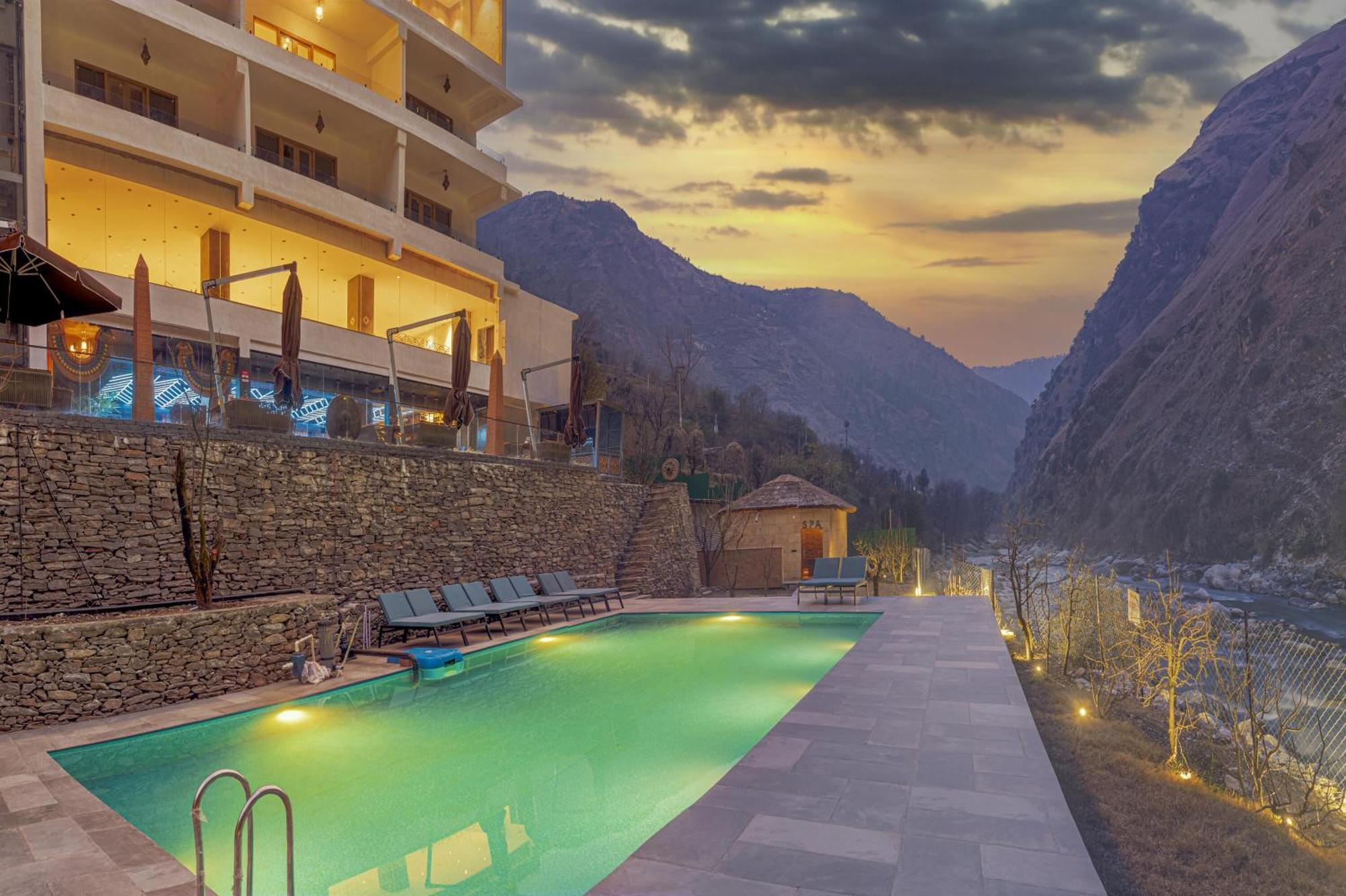 Echor Palm Bliss Riverside Resort & Spa Kasol Esterno foto